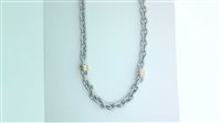 Collar Sommer Acciaio E Oro in  Acero quirúrgico CAT ACC&ORO ANELLINI - CAT ACC&ORO ANELLINI